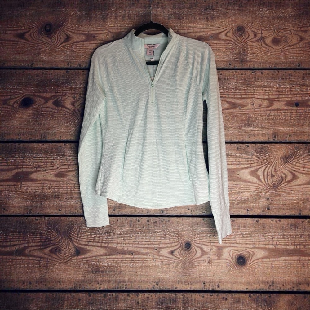 Tommy Bahama Womens Golf 1/4 Zip Pullover Small NWT Performance Top - Picture 2 of 8